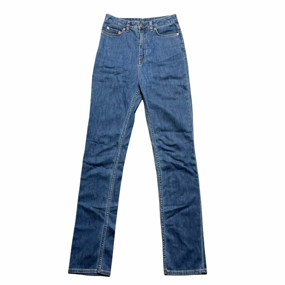 BLK DNM Spring Blue High Waisted Denim Jeans 26 - Picture 4 of 7